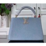 Louis Vuitton LV Women Capucines BB Handbag Lilas Purple Taurillon Leather Shimmery - Image 2