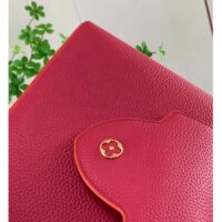 Louis Vuitton LV Women Capucines BB Handbag Scarlet Red Taurillon Leather (2)