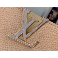 Louis Vuitton LV Women Capucines BB Handbag Yellow Taurillon Leather Shimmery (8)