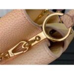 Louis Vuitton LV Women Capucines BB Handbag Yellow Taurillon Leather Shimmery - Image 9