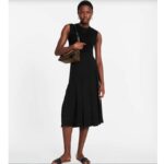 Louis Vuitton LV Women Lock It Flat Mule Black Grained Calf Leather - Image 9