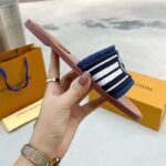 Louis Vuitton LV Women Lock It Flat Mule Blue Denim Leather LV Circle - immagine 8