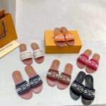 Louis Vuitton LV Women Lock It Flat Mule Blue Denim Leather LV Circle - immagine 10