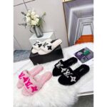 Louis Vuitton LV Women Magnetic Flat Mule Rose Clair Pink Shearling Leather - Image 3