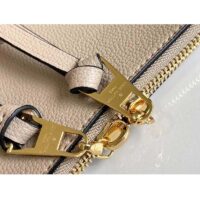 Louis Vuitton LV Women Maida Hobo Handbag Tourterelle Gray Embossed Grained Cowhide (2)