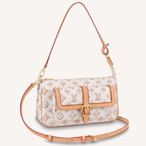 Louis Vuitton LV Women Maxi Multi Pochette Accessoires Handbag Beige Monogram Coated Canvas (3)