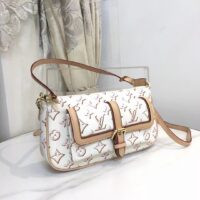 Louis Vuitton LV Women Maxi Multi Pochette Accessoires Handbag Beige Monogram Coated Canvas (3)