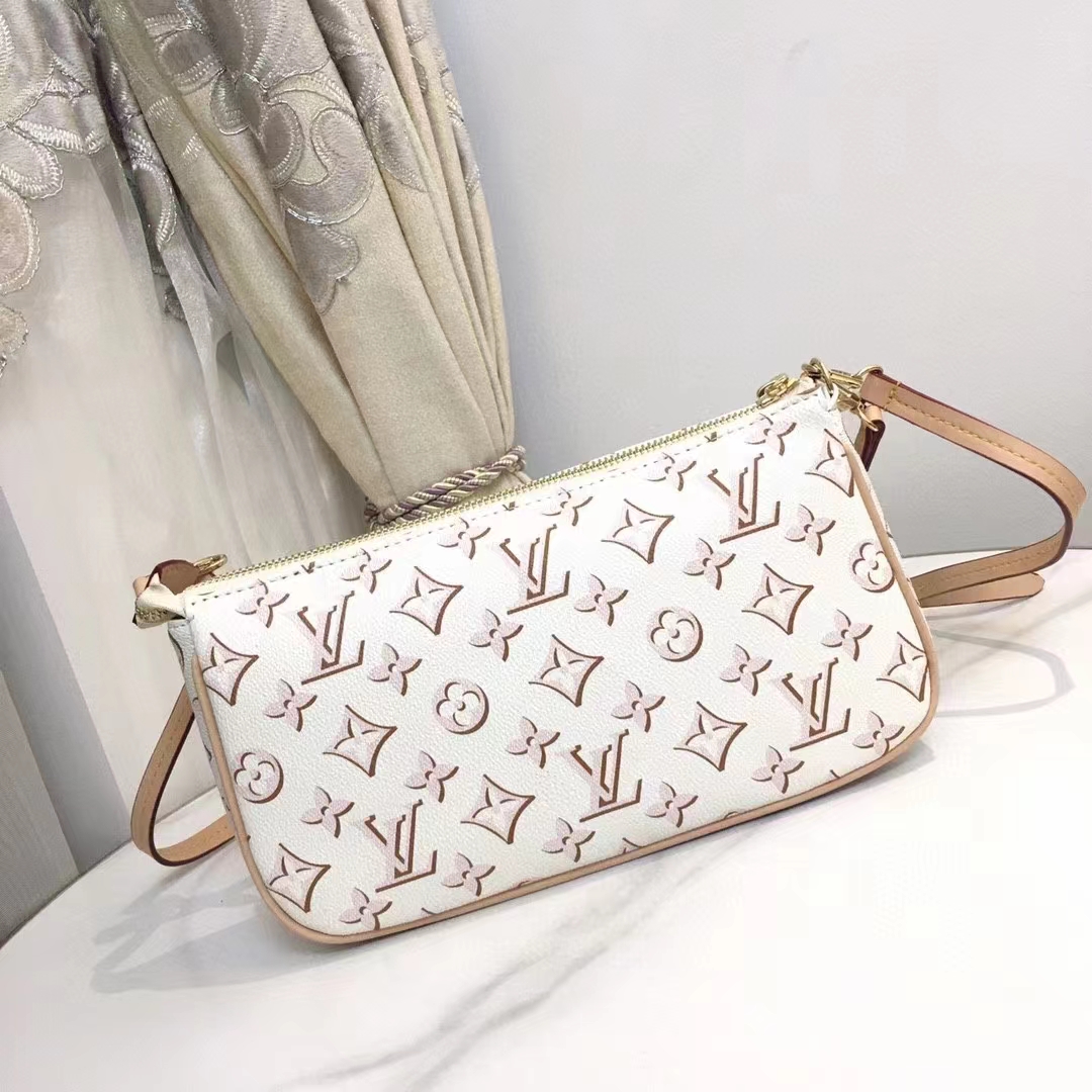 Louis Vuitton Monogram Shoulder Bag beige From Japan 3103011b02k