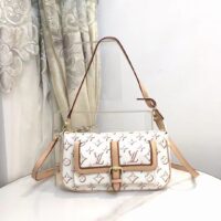 Louis Vuitton LV Women Maxi Multi Pochette Accessoires Handbag Beige Monogram Coated Canvas (3)