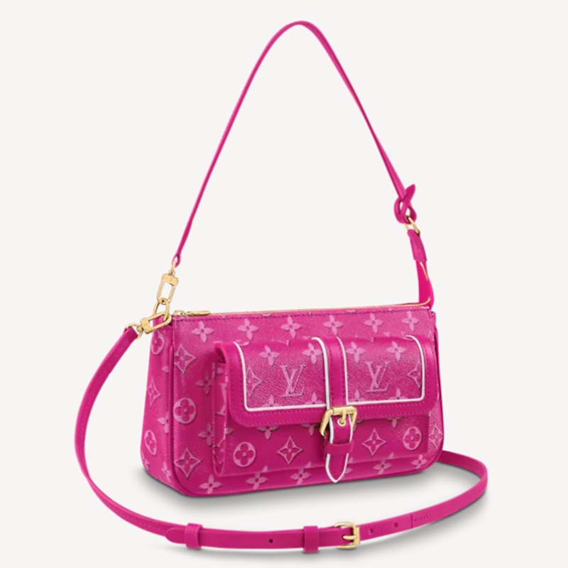 Louis Vuitton Mini Pochette Accessoires Monogram Vivienne Fuchsia Pink in  Coated Canvas with Gold-tone - US