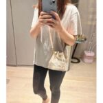 Louis Vuitton LV Women Nano Noé Bucket Bag Beige Monogram Embossed Supple Grained Cowhide - Bild 13