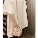 Louis Vuitton LV Women Nano Noé Bucket Bag Beige Monogram Embossed Supple Grained Cowhide - Bild 12