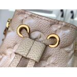 Louis Vuitton LV Women Nano Noé Bucket Bag Beige Monogram Embossed Supple Grained Cowhide - Bild 7