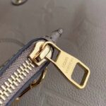 Louis Vuitton LV Women Neverfull MM Tote Tourterelle Gray Embossed Cowhide Leather - Image 8