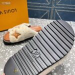 Louis Vuitton LV Women Paseo Flat Comfort Mule Natural Shearling Anatomic Insole - Image 10