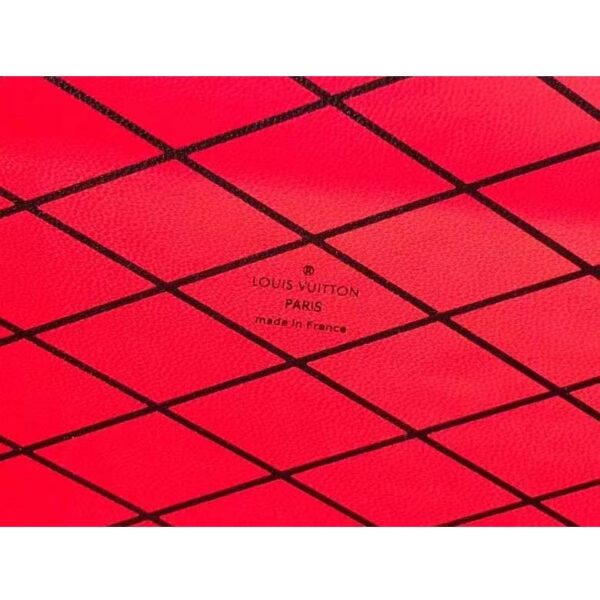 Louis Vuitton LV Women Petite Malle Handbag Black Patent Calfskin Cowhide Leather (4)