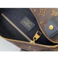 Louis Vuitton LV Women Petite Malle Souple Black Monogram Coated Canvas (9)