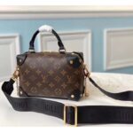 Louis Vuitton LV Women Petite Malle Souple Black Monogram Coated Canvas - Image 4