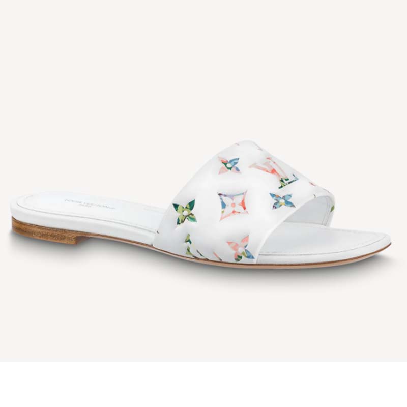 lv isola flat white mule｜TikTok Search