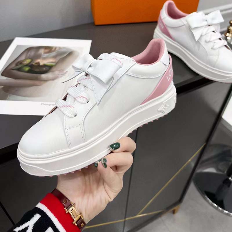 Brand New Louis Vuitton Sneaker Time Out Rose Clair. Louis vuitton