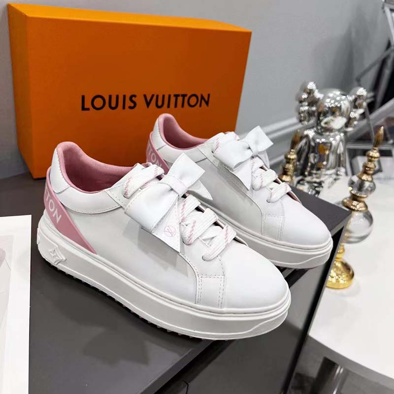 Brand New Louis Vuitton Sneaker Time Out Rose Clair. Louis vuitton