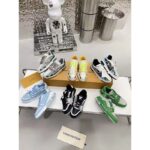 Louis Vuitton Unisex LV Trainer Sneaker Green Epi Calf Leather Rubber Outsole - Bild 12