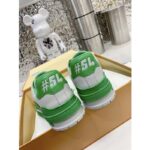 Louis Vuitton Unisex LV Trainer Sneaker Green Epi Calf Leather Rubber Outsole - Bild 11