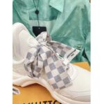 Louis Vuitton Women LV Archlight Sneaker Azur Blue Mix Materials Ribbon Laces – Bild 5