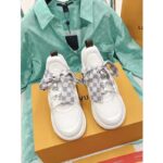 Louis Vuitton Women LV Archlight Sneaker Azur Blue Mix Materials Ribbon Laces – Bild 3