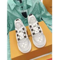 Louis Vuitton Women LV Archlight Sneaker Beige Jacquard Textile Oversized Rubber (1)