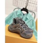 Louis Vuitton Women LV Archlight Sneaker Black Patent Monogram Canvas Technical Fabrics - Bild 2