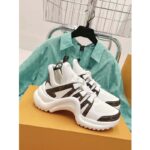 Louis Vuitton Women LV Archlight Sneaker Brown Patent Monogram Canvas Technical Fabrics - Image 2