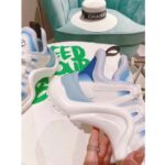 Louis Vuitton Women LV Archlight Sneaker Light Blue Printed Cotton Oversized Rubber Outsole – Image 10