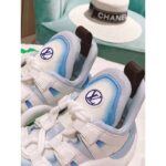 Louis Vuitton Women LV Archlight Sneaker Light Blue Printed Cotton Oversized Rubber Outsole – Image 9
