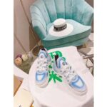 Louis Vuitton Women LV Archlight Sneaker Light Blue Printed Cotton Oversized Rubber Outsole – Image 6