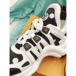 Louis Vuitton Women LV Archlight Sneaker White Black Satin Oversized Rubber - immagine 5