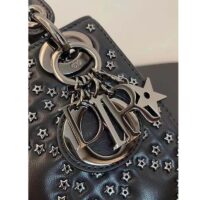 Dior Unisex CD Mini Lady Dior Bag Black Lucky Star Cannage Lambskin (6)