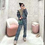 Dior Women Shoes CD Diorquake Strap Sandal Hazelnut Calfskin White Shearling - Image 12