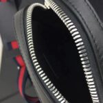 Gucci GG Unisex Black Messenger Black Grey GG Supreme Canvas Blue Red Web – Bild 8