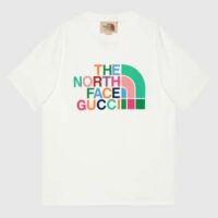 Gucci GG Men The North Face x Gucci T-Shirt Cotton Jersey Crewneck Oversize Fit (12)