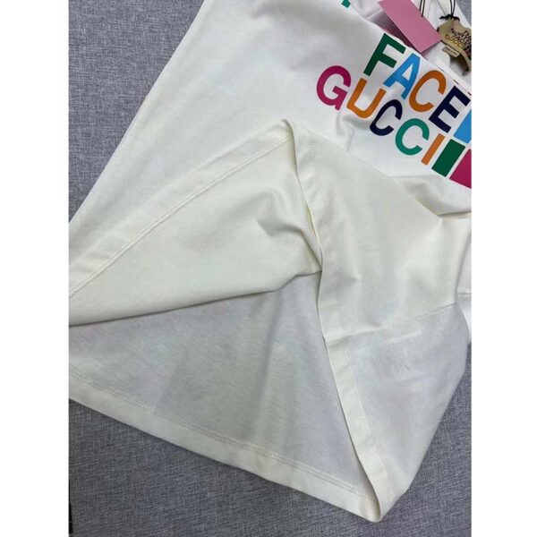 Gucci GG Men The North Face x Gucci T-Shirt Cotton Jersey Crewneck Oversize Fit (3)