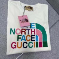 Gucci GG Men The North Face x Gucci T-Shirt Cotton Jersey Crewneck Oversize Fit (12)