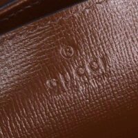 Gucci GG Women Horsebit 1955 Top Handle Bag Light Brown Leather Mini Size (1)