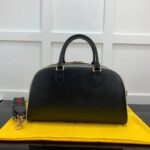 Gucci Unisex Adidas x Gucci Large Duffle Bag Black Leather Interlocking G – Bild 4