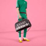 Gucci Unisex Adidas x Gucci Large Duffle Bag Black Leather Interlocking G – Bild 11