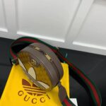 Gucci Unisex Adidas x Gucci Ophidia Small Shoulder Bag Beige Brown GG Crystal Canvas - immagine 5