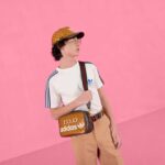 Gucci Unisex Adidas x Gucci Small Shoulder Bag Beige Brown GG Crystal Canvas - Imagen 12