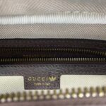 Gucci Unisex Adidas x Gucci Small Shoulder Bag Beige Brown GG Crystal Canvas - Imagen 10