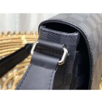 Louis Vuitton LV Men District PM Bag Damier Graphite Coated Canvas (10)