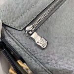 Louis Vuitton LV Men District PM Bag Glacier Taiga Cowhide Leather - Image 9